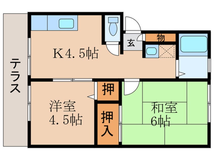 間取図 サニ－ア－バン