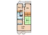 サバービアシティ２１Ｃ棟(403) 3LDKの間取り