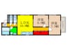 プリムラ夏越 2LDKの間取り