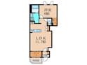 仮)若江北町２丁目Ｂ棟の間取図