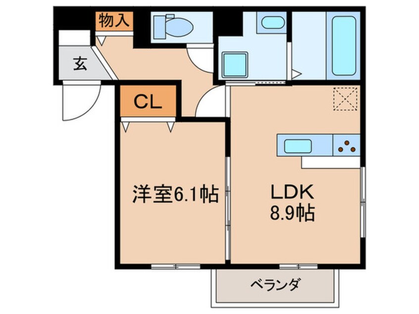 間取図 GL Plus HIGASHIYAGURA