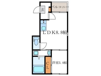 間取図 エーデルシュタイン花園伊町
