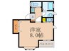 メゾンドポムⅠ 1Rの間取り