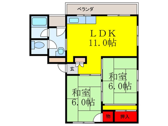 間取り図 井上ﾏﾝｼｮﾝ