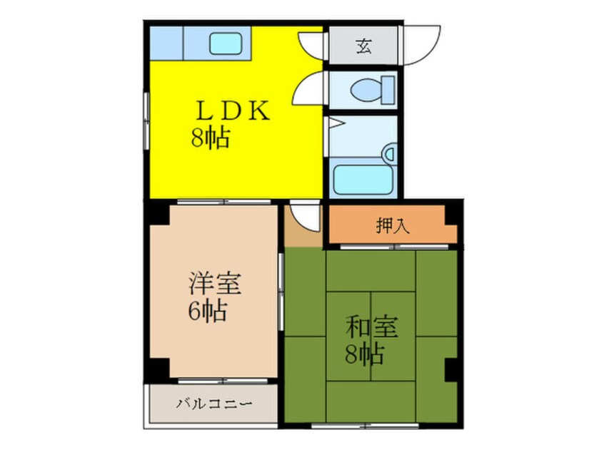 間取図 ジョイフリー富士