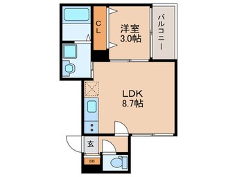 間取図 仮)ハーモニーテラス花園伊町
