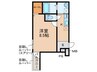 仮)フジパレス湊ノース 1Kの間取り