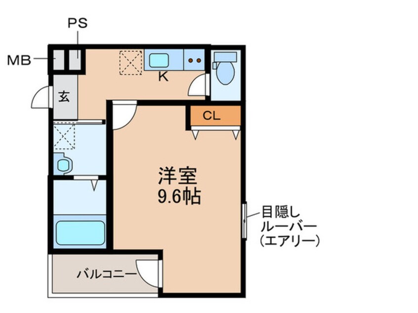 間取図 仮)フジパレス湊ノース
