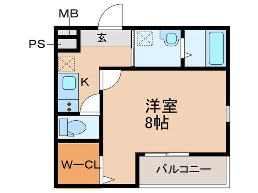間取図 仮)フジパレス湊ノース