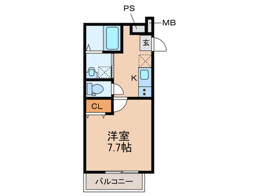 間取図 仮)フジパレス湊ノース