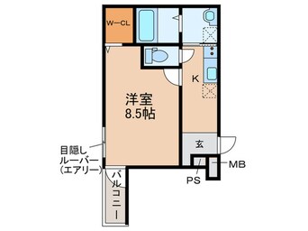 間取図 仮)フジパレス湊ノース