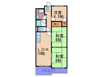 間取図 ユイット旭