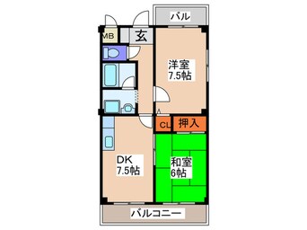間取図 あすなろⅡ