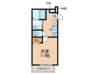 間取図 仮)フジパレス湊サウス