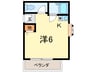 ヴォ－ヌング甲南 1Rの間取り