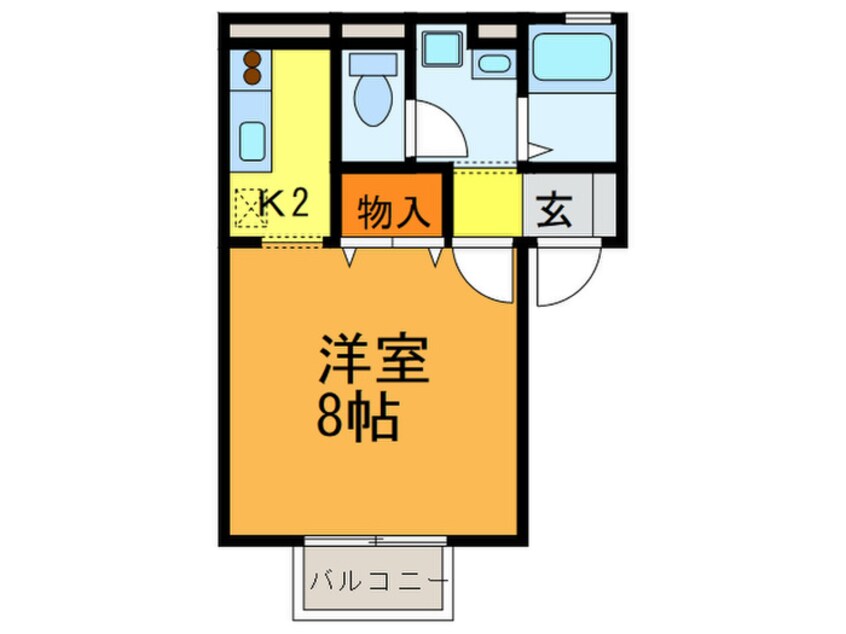 間取図 エ－デルコ－ト・ソロ