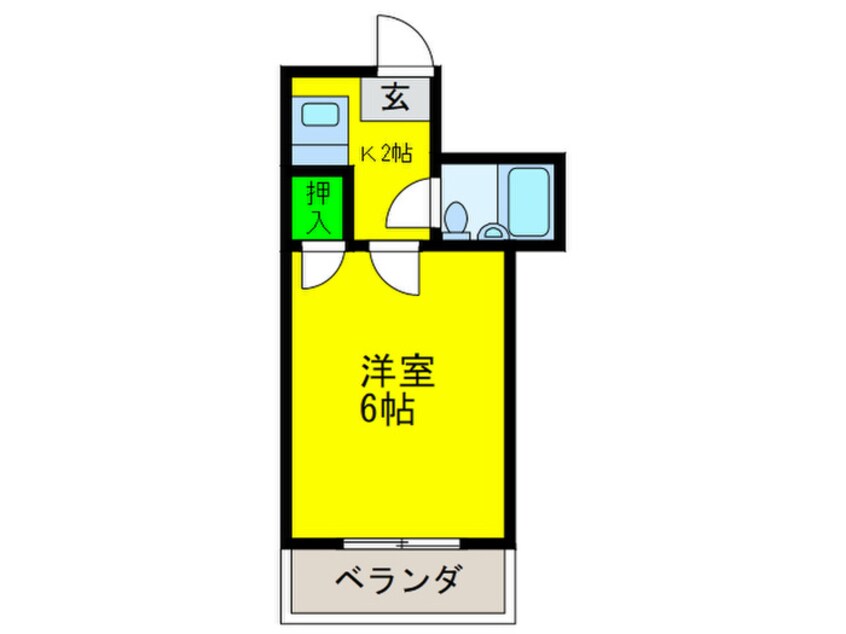 間取図 エクセルハイム千躰