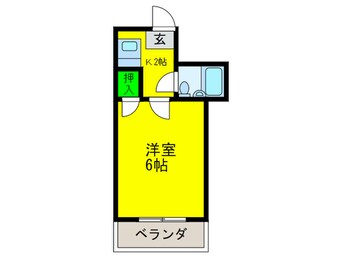 間取図 エクセルハイム千躰