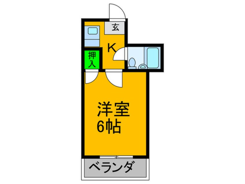 間取図 エクセルハイム千躰