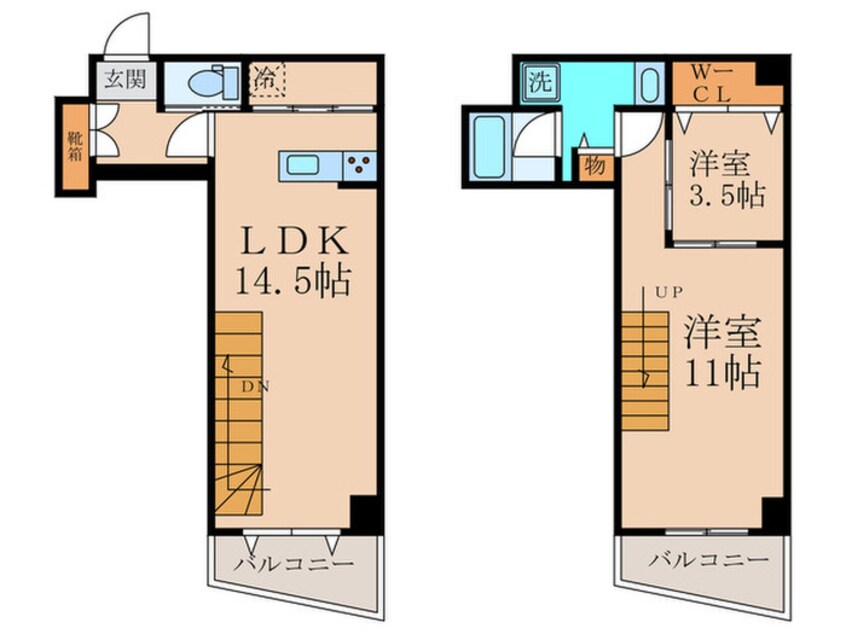 間取図 仮)プレミアム長瀬駅前