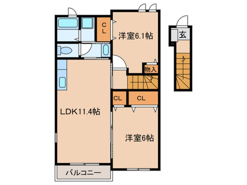 間取図 カーサ　フェリーチェ