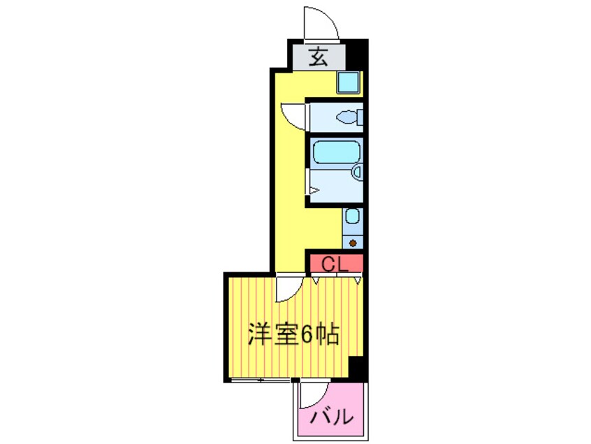 間取図 リバティ大和大路