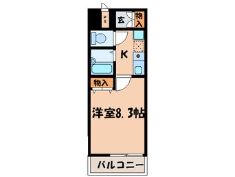 間取図 Ｓｉｘ　Ｂｉｊｏｕｘ堺町六角