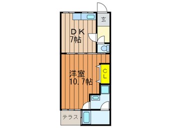 間取図 ＭＡＹＵＭＩﾊｳｽ150号館牧野下島