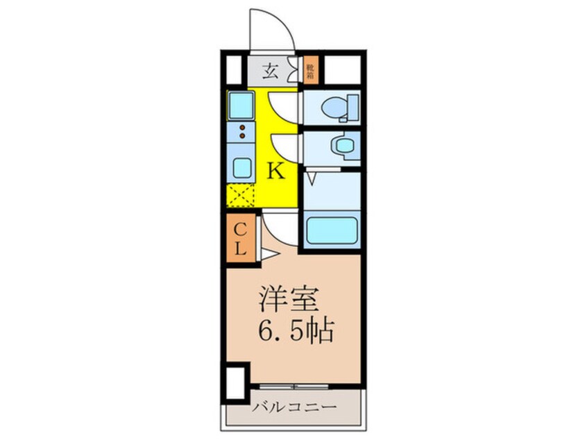 間取図 ArtizA新大阪D.C.