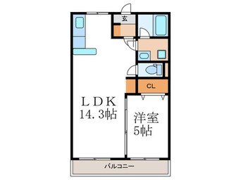 間取図 ハイツ日野