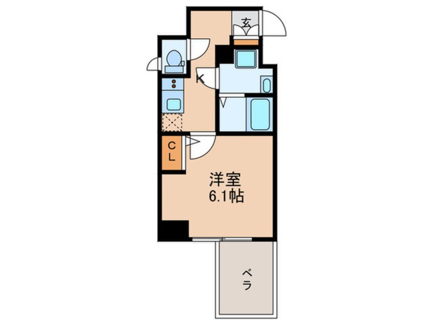 間取図 アクアプレイス江戸堀(302)