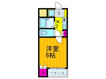 間取図 メモリ－ハイツ