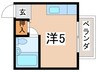 第１昭和町マンション 1Rの間取り