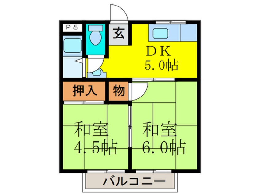 間取図 園田ハイムＢ棟