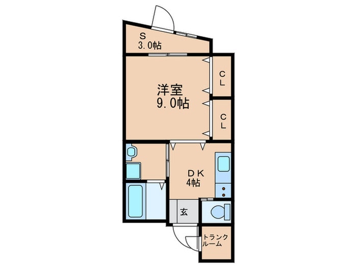 間取り図 FLAT３４福島