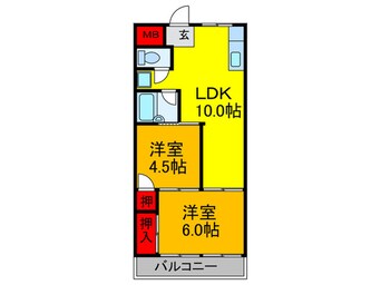 間取図 トリイプラザマンション