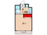 Residennce K･M　二号館 1Kの間取り