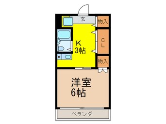 間取図 Residennce K･M　二号館