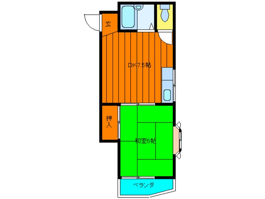 間取図 咲良マンション
