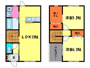 間取図 レ・フルーレットＢ