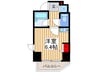 パラシオ塚本Ⅱ(806) 1Rの間取り