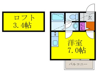 間取図 メゾン・ド・クレアーレ千里丘