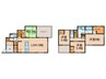 仁川台戸建 4LDKの間取り