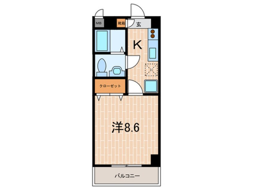 間取図 サンシャ３