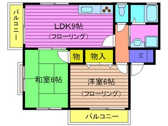 間取図 エレーナ山手