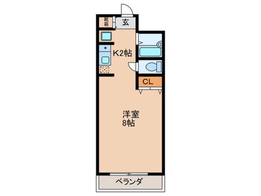 間取図 サード扇町