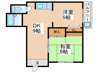 間取図 サニーハイツ住吉