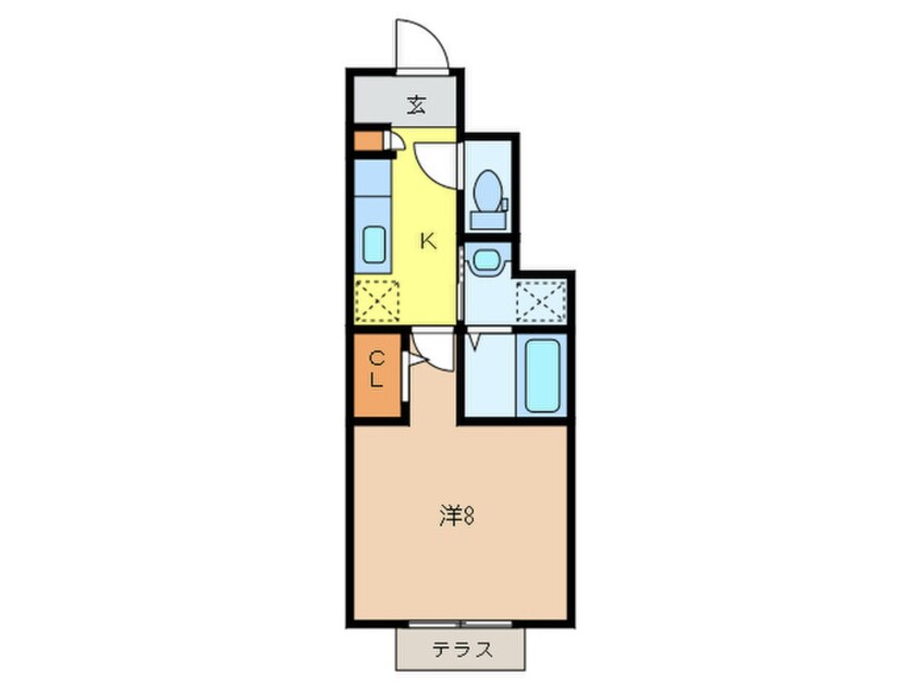 間取図 チェリ－ド－レ
