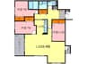 芦屋ＣＵＢＥ山手 3LDKの間取り