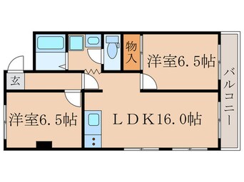 間取図 伏水ハイツ